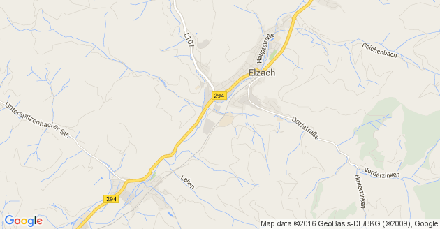 Karte Biederbach im Schwarzwald