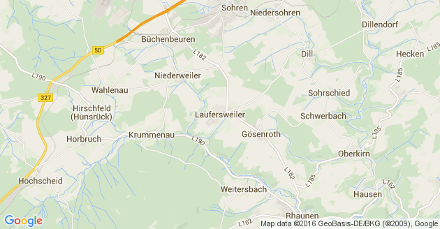 Karte Laufersweiler