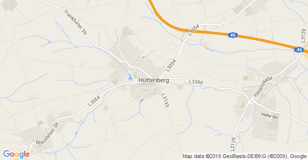 Karte Hüttenberg