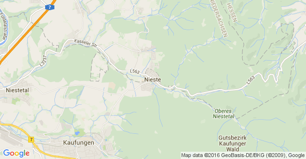 Karte Nieste