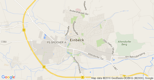 Karte Einbeck