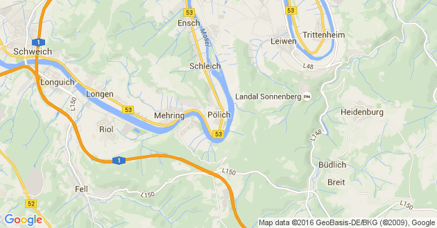 Karte Pölich