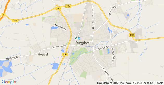 Karte Burgdorf Kreis Hannover