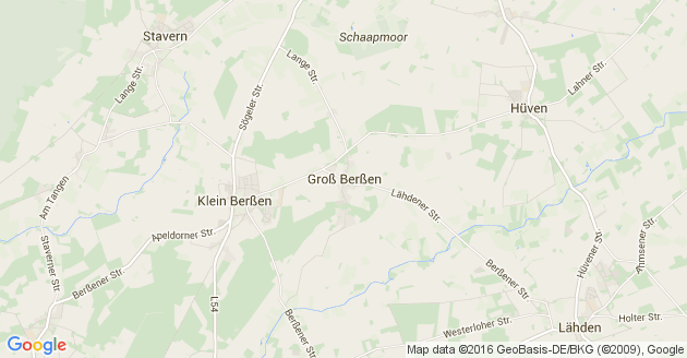 Karte Groß Berßen