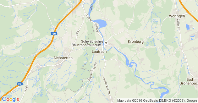 Karte Lautrach