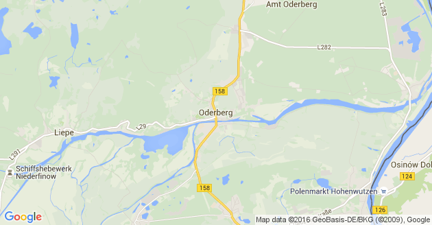 Karte Oderberg