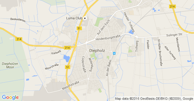 Karte Diepholz