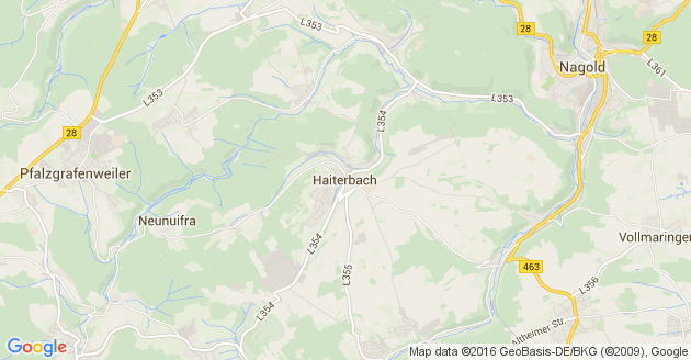 Karte Haiterbach