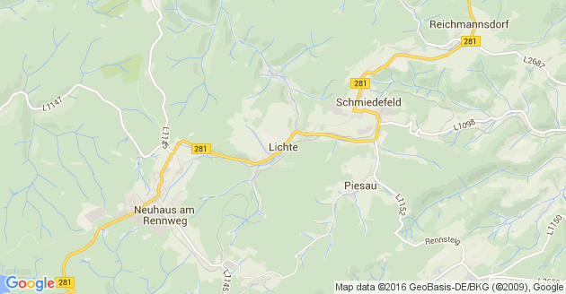 Karte Lichte