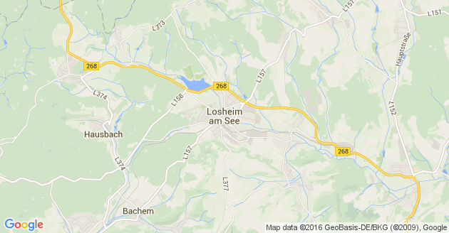 Karte Losheim am See