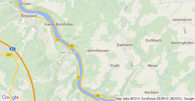 Karte Lykershausen