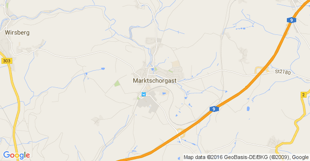 Karte Marktschorgast