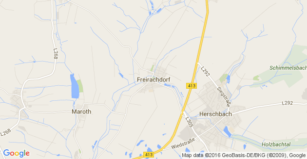 Karte Freirachdorf