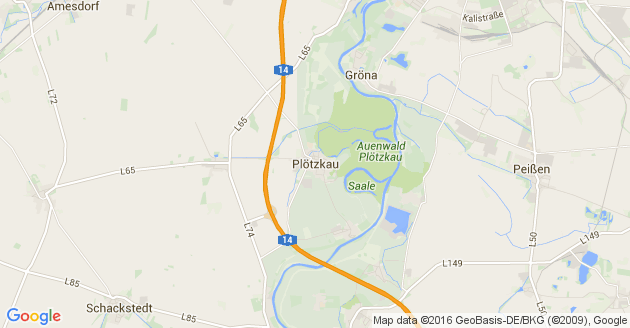 Karte Plötzkau