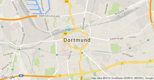 Karte Dortmund