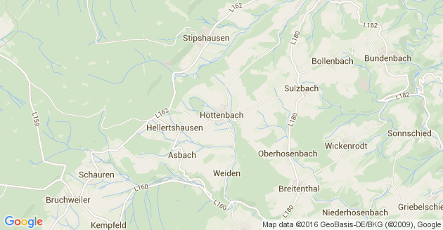 Karte Hottenbach