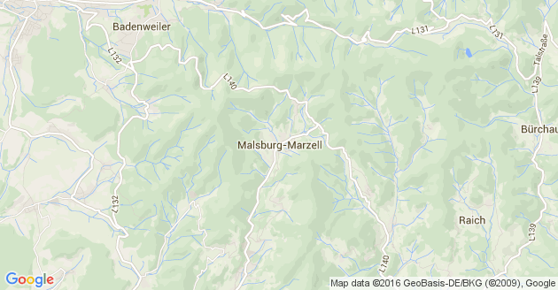 Karte Malsburg Marzell