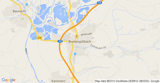 Karte Breitengüßbach