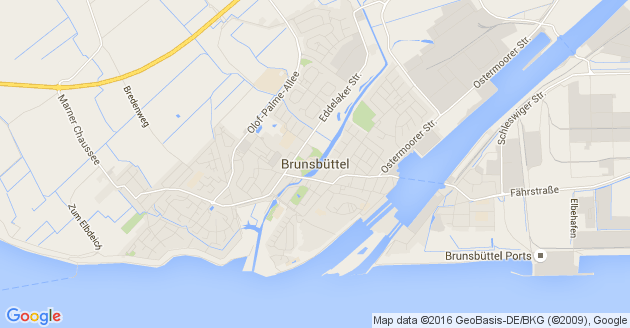 Karte Brunsbüttel