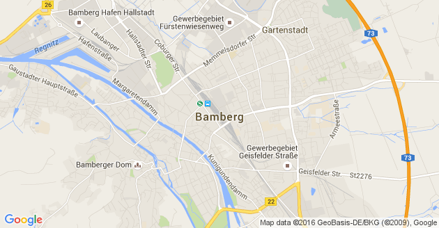 Karte Bamberg