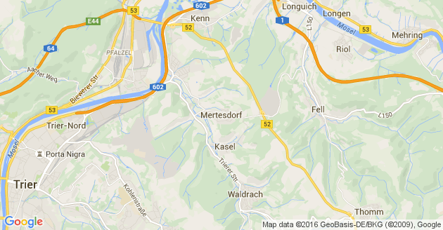 Karte Mertesdorf