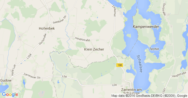 Karte Klein Zecher
