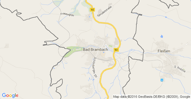 Karte Bad Brambach