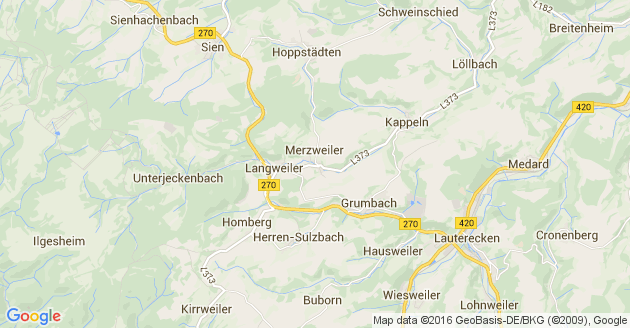 Karte Merzweiler