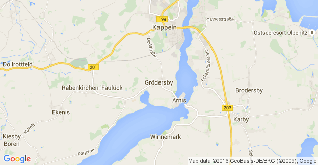 Karte Grödersby