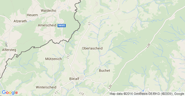 Karte Oberlascheid