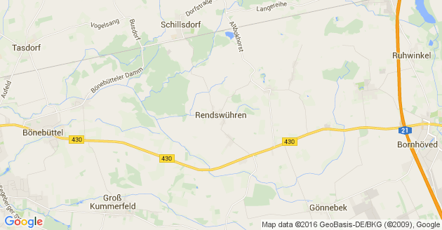 Karte Rendswühren