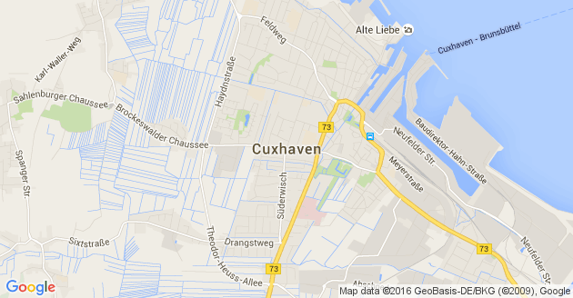 Karte Cuxhaven               