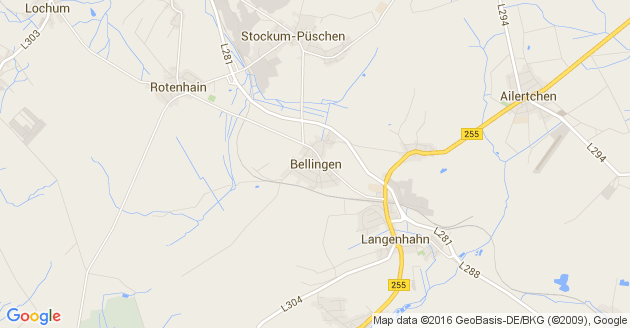 Karte Bellingen im Westerwald