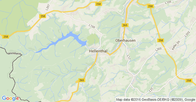 Karte Hellenthal