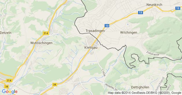 Karte Klettgau
