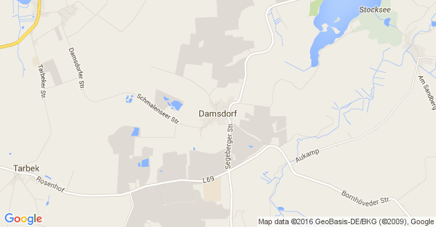 Karte Damsdorf Kreis Segeberg