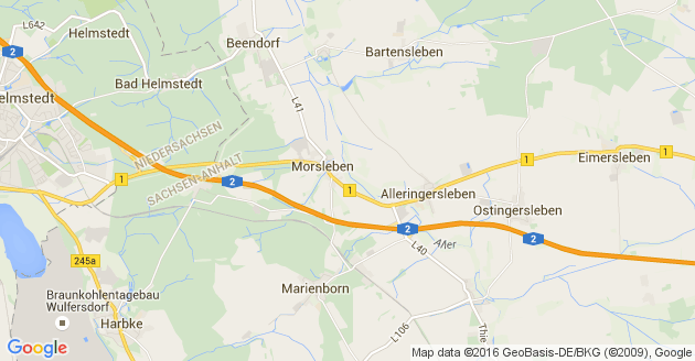 Karte Ingersleben in Sachsen-Anhalt