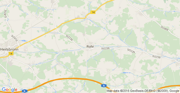 Karte Rohr in Mittelfranken