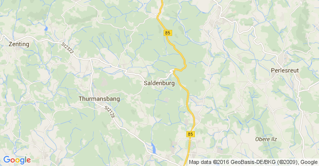 Karte Saldenburg