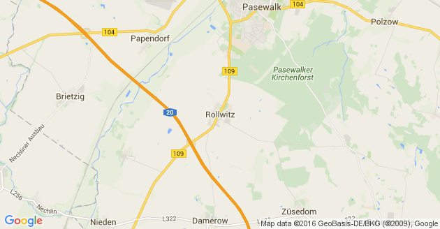 Karte Rollwitz
