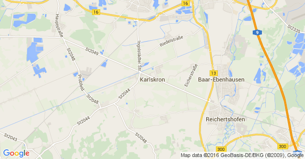 Karte Karlskron