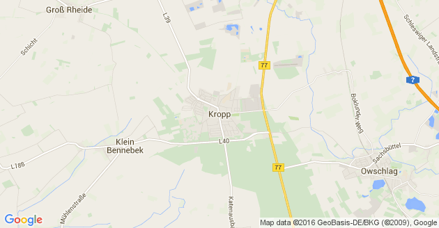 Karte Kropp