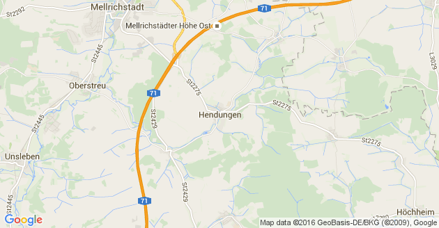 Karte Hendungen