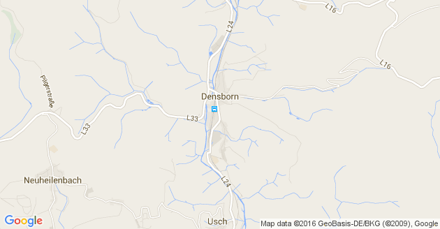 Karte Densborn