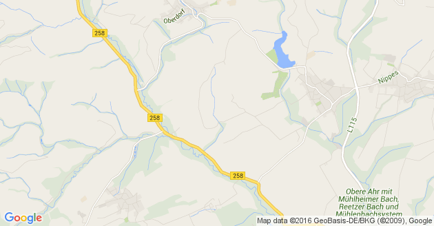 Karte Blankenheim an der Ahr