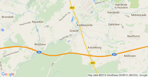 Karte Reher in Holstein