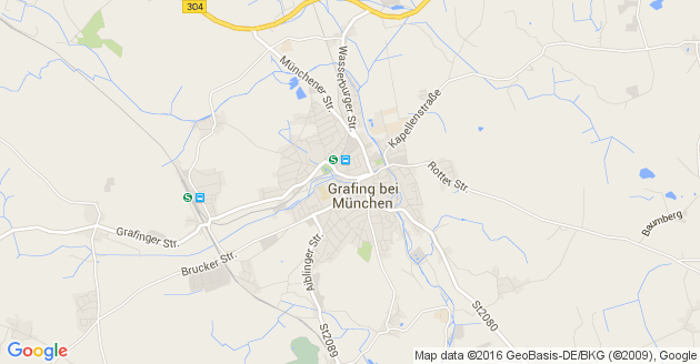 Karte Grafing bei München