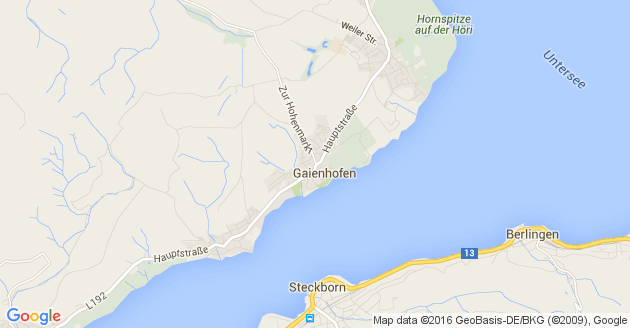 Karte Gaienhofen