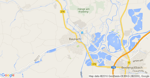 Karte Baunach