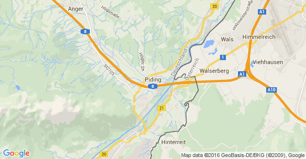 Karte Piding